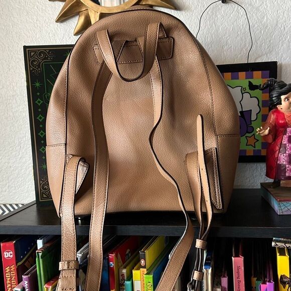 DKNY Taupe Brown / Tan Small backpack WOMENS BACKPACK - Picture 5 of 8